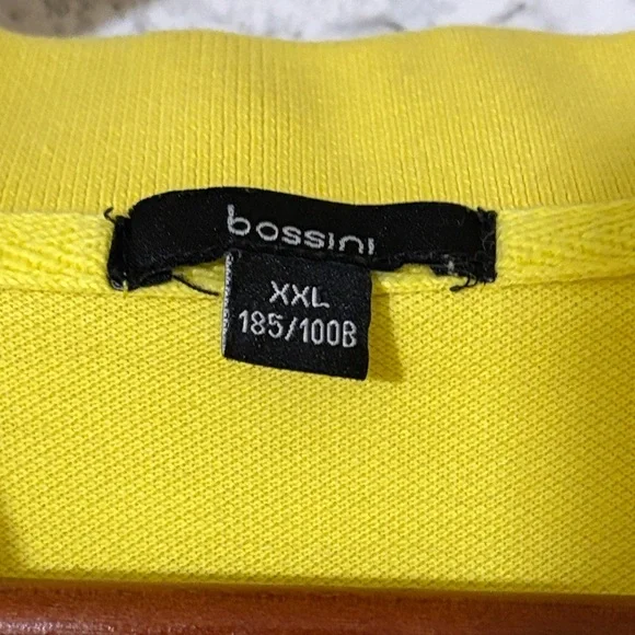 Bossini Vibrant Yellow Polo Shirt, size XXL - Picture 2 of 7
